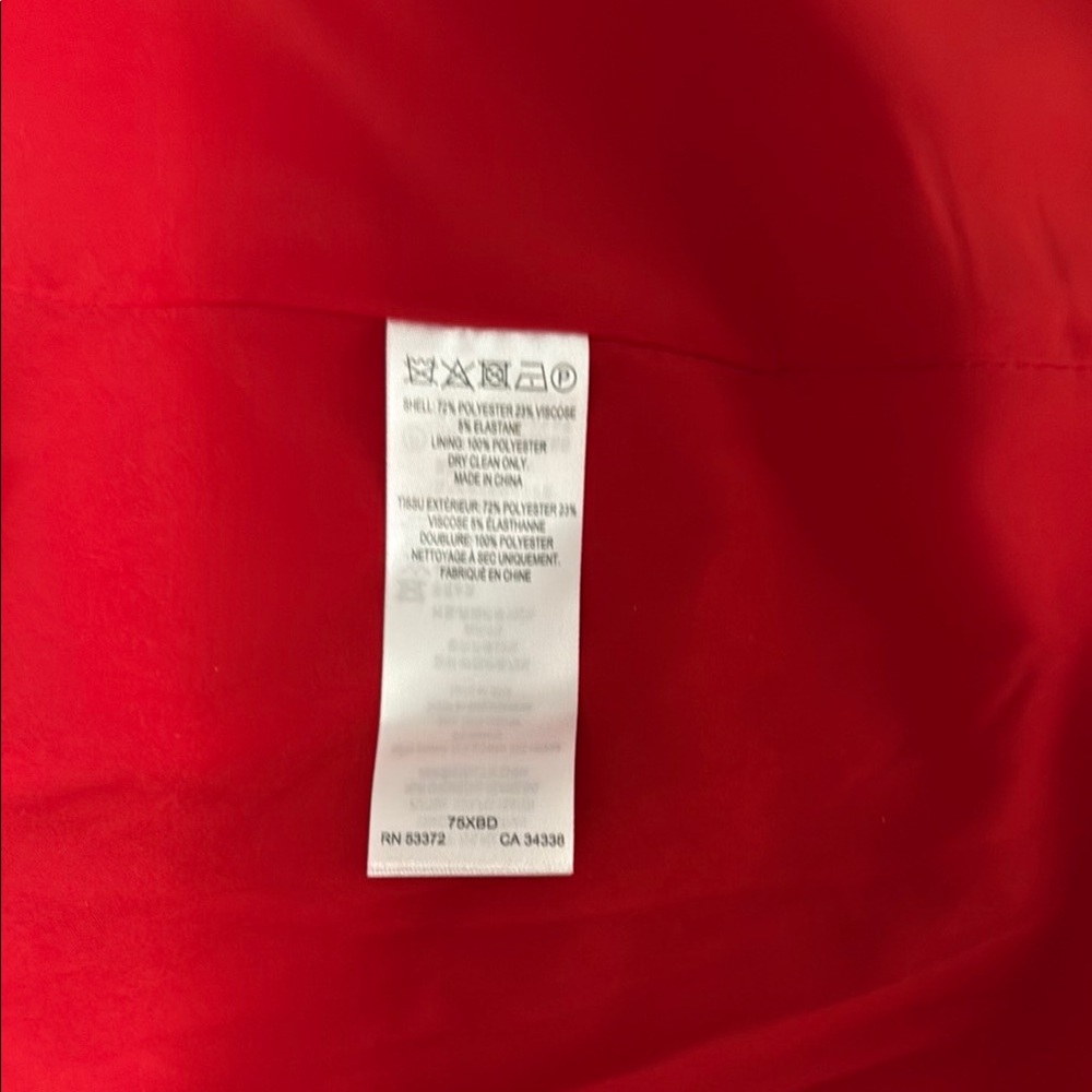 The French Connection Red Blazer size S - Picture 4 of 10